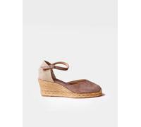 Espadrille fermée et cuir pour femme | LLORET-5 42