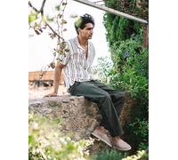 Espadrille fermée pour homme en cuir avec semelle en jute | MINO 42