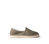 Espadrille Homme en Tissu Coton - MONTGRI - Kaki, 43 EU