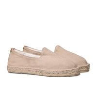 Espadrille Homme en Tissu Coton - MONTGRI - Tabac, 45 EU