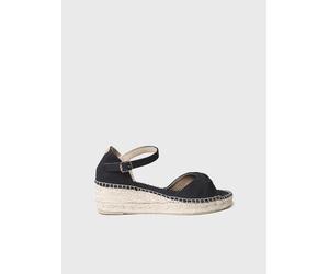 Espadrille lacée à talon compensé | BILMA-L 37