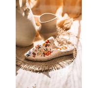 Espadrille ouverte brodée pour femme | CULIP 39