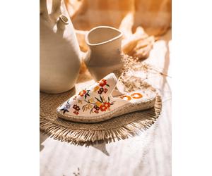 Espadrille ouverte brodée pour femme | CULIP 39