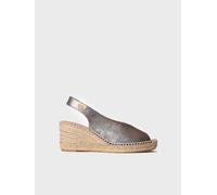 Espadrille peep toe à talon compensé | LAILA-P 41