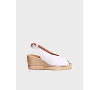 Espadrille peep toe à talon compensé | LAILA-P 44