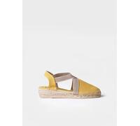 Espadrille pour Femme en Tissu de Coton - Verdi-V - Jaune, 40 EU