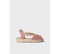 Espadrille pour femme en cuir avec semelle compensée et élastiques pour un chaussant plus large | TALA 40
