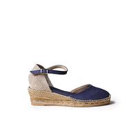 Espadrille pour Femme en Tissu de Coton - Romina - Marine, 37 EU