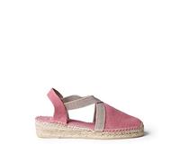 Espadrille pour Femme en Tissu de Coton - Verdi-V - Blush, 38 EU