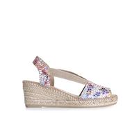 Espadrille pour Femme fabriquée en Cuir - TEIDE-PM Taupe, 38 EU