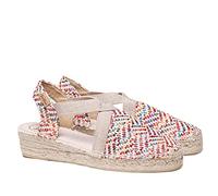 Espadrille Raphia Multie Femme - Vera - Multi, 37 EU