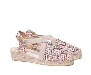 Espadrille Raphia Multie Femme - Vera - Multi, 37 EU