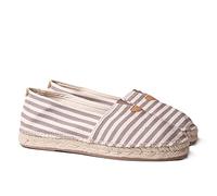 Espadrille Unisexe en Tissu Coton - BLANES-DD Taupe, 37 EU