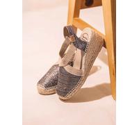 Espadrille vegan brillante pour femme | TRITON 40