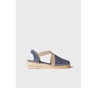 Espadrille vegan plate pour femme et tissu de coton | VERDI-V 34