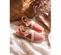 Espadrille vegan plate pour femme et tissu de coton | VERDI-V 38