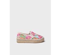 Espadrilles à bout fermé et coton brodé | POLA 35