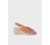 Espadrilles à bout ouvert pour femme et cuir | LAILA-LL 35