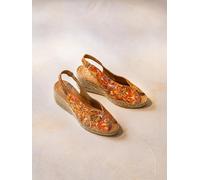 Toni Pons Laila-ll Esparto Wedge Sandals Orange EU 42 Femme