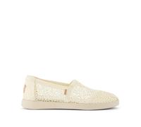 Espadrilles Ã crochet marocain femme Toms Alpargata Plus Beige 35,5