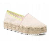 Espadrilles à enfiler Tommy Jeans pour femme, beige, taille 39 3P7G7 TNA