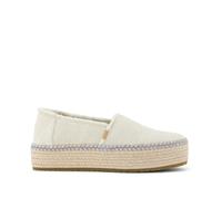 Espadrilles Ã plateforme femme Toms Valcia Blanc 39