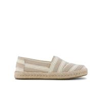 Espadrilles Ã rayures mÃ©talliques femme Toms Alpargata Rope 2.0 Beige 42,5