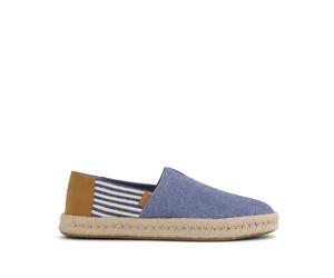 Espadrilles Ã rayures nautiques Toms Alpargata Rope 2.0 Bleu 42,5