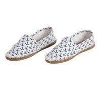 Espadrilles ancres WDK Partner - blanc/noir 44