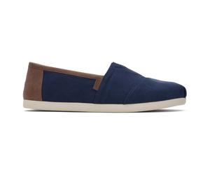 Espadrilles avec dÃ©tails en cuir Toms Alpargata Bleu 42