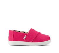 TOMS Fille Alpargata Classic Espadrille à Enfiler, Fuchsia Heritage Canvas, 3 UK Child