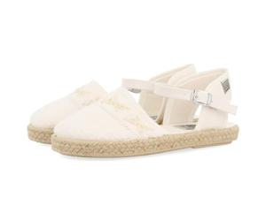 ESPADRILLES BLANCHES DE STYLE ESPADRILLE AVEC BRODERIE ET DÉTAILS EN JUTE POUR FILLE ET GARÇON COMITINI