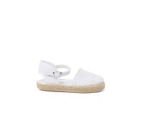 Espadrilles brodées à boucle blanc 22