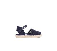 Espadrilles Brodées À Boucle Bleu Marine 22