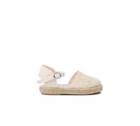 Espadrilles Brodées À Boucle Écru 19