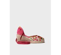 Espadrilles brodées compensées pour femme | CASTELL 33