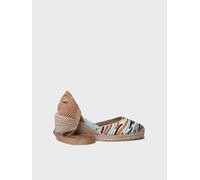 Espadrilles brodées compensées pour femme | CASTELL 35