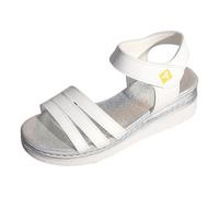 Espadrilles CER Sandales pour Les Femmes Sandales Compensées Femme Été Vadrouille Cool Brodée À Fond Épais pour Femmes De Plate Forme Carrées Toe Plateforme De Bande Unique Espadrille Céde