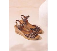 Espadrilles compensées et cuir pour femme | SIA-P 37