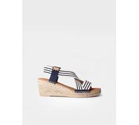 Espadrilles compensées pour femme avec bandes élastiques | TINA 38