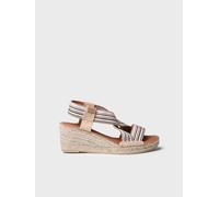 Espadrilles compensées pour femme avec bandes élastiques | TINA 38