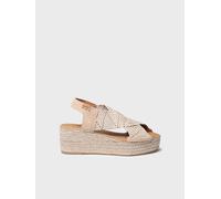 Toni Pons Masai Esparto Wedge Sandals Beige EU 35 Femme