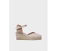 Espadrilles compensées pour femme en toile de coton | CLARA 38