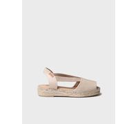 Espadrilles compensées pour femme et cuir avec élastiques pour un ajustement plus large | TALA 35