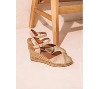 Espadrilles compensées pour femme et cuir | BIANCA-AS 42