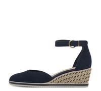 Espadrilles compensées - TAMARIS - Bleu - Femme - Daim 41