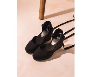 Espadrilles compensées valenciennes pour femme avec rubans | FLORINA 37