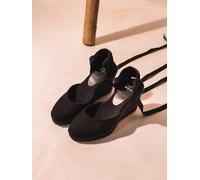 TONI PONS Espadrilles noires en textile, Noir, 38 EU