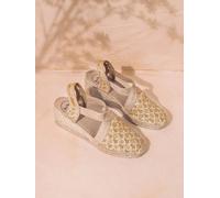 Espadrilles compensées vegan pour femme et tissu | TERRA-TT 36