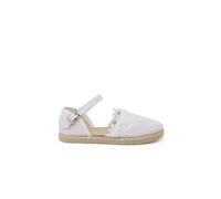 Espadrilles dentelle cérémonie blanc 28